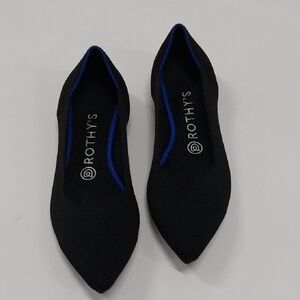 Rothy's Black and Blue Flats